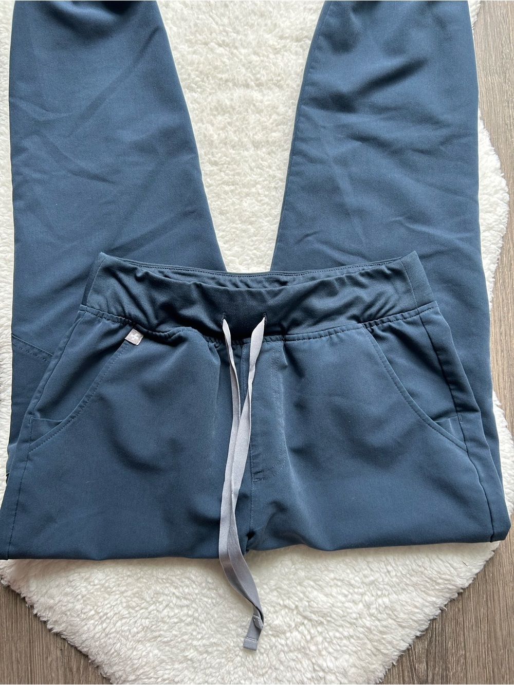 Figs Navy Blue Jogger Scrub Medical Pants - Picture 2 of 5